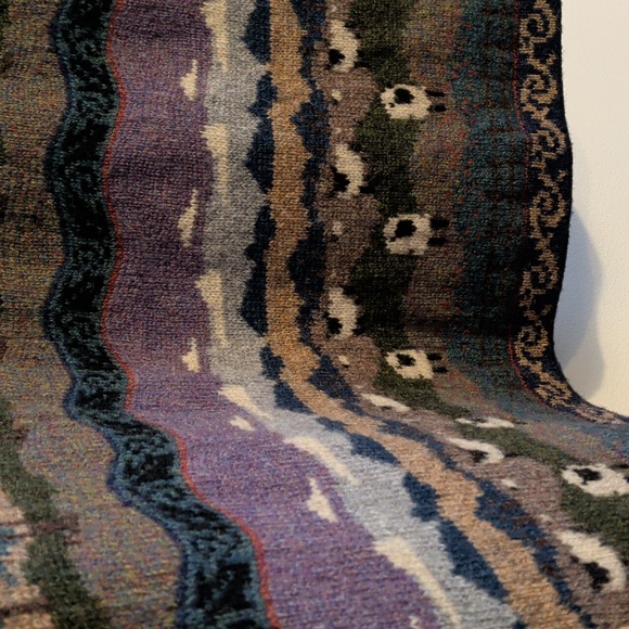 VINTAGE ICELANDIC DESIGN wool cardigan - size xl - Picture 10 of 13